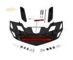 Motorcycle Rear Trunk Luggage Rack LED Brake Light Lamp For Honda Goldwing