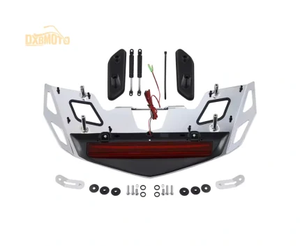 Motorcycle Rear Trunk Luggage Rack LED Brake Light Lamp For Honda Goldwing