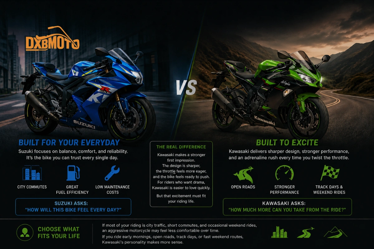 Suzuki vs Kawasaki Real Differences