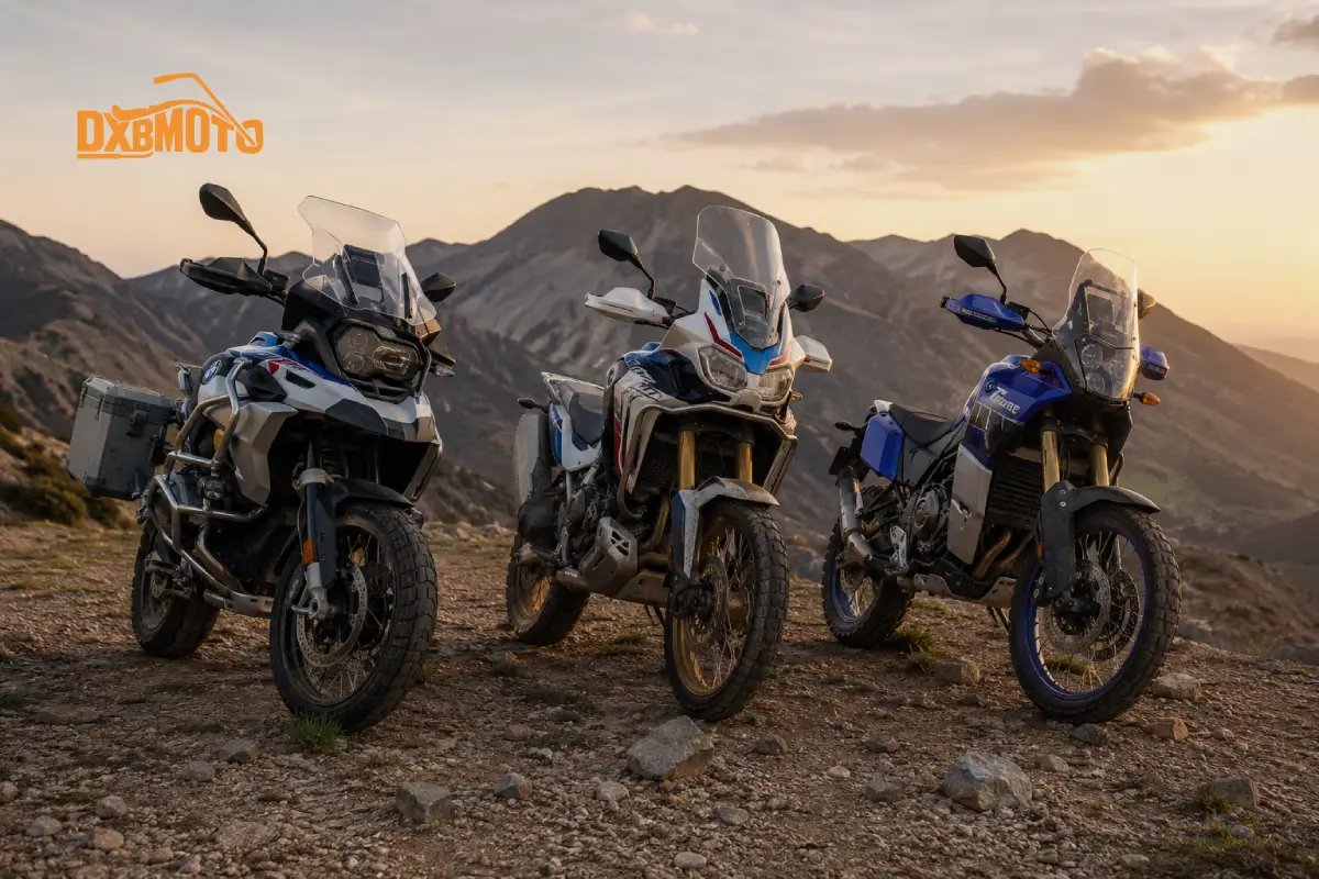 Best adventure bikes in 2026 including BMW R1300GS Honda Africa Twin and Yamaha Tenere 700