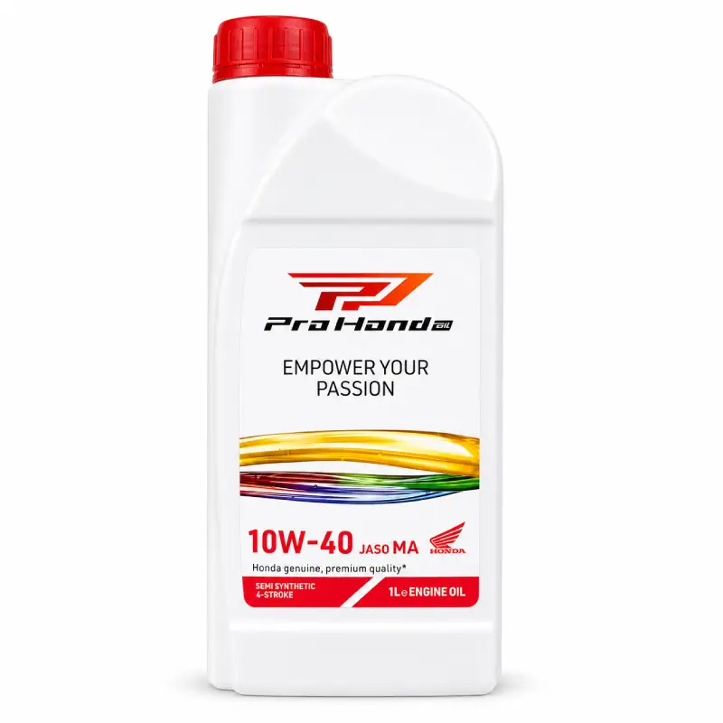 Pro Honda 10W-40 JASO MA motorcycle engine oil