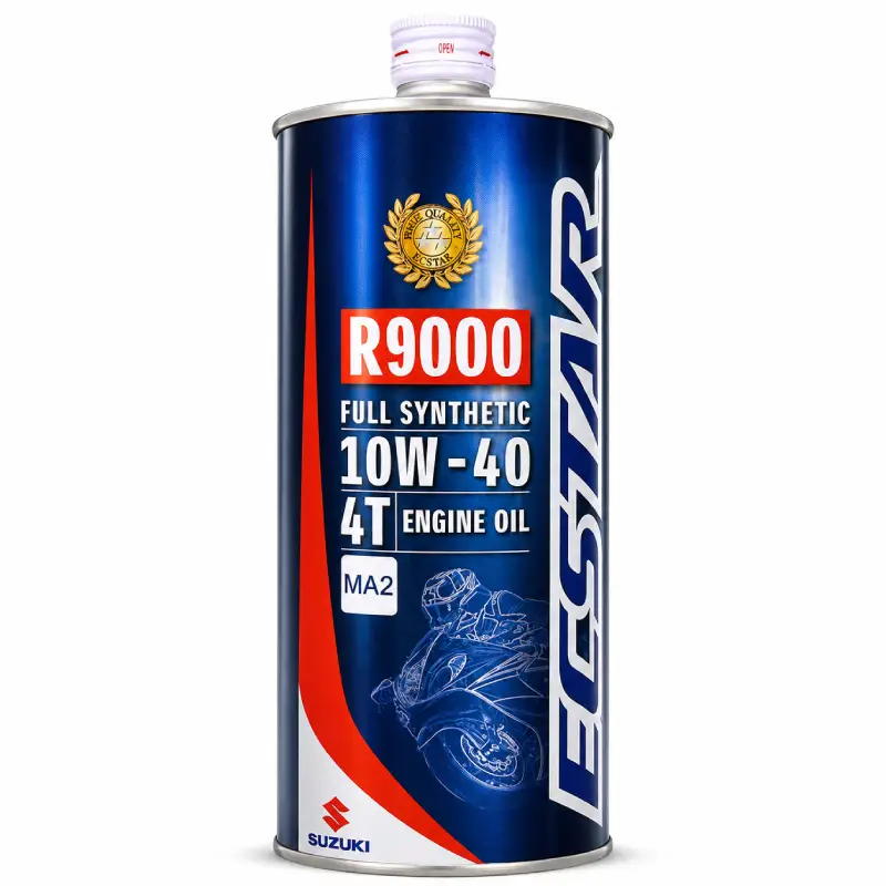 R9000 full synthetic 10W-40 4T MA2 motorcycle engine oil