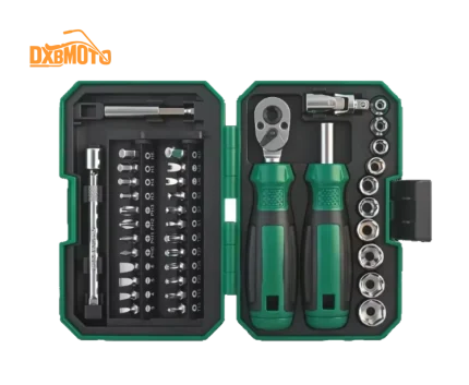 40-Piece Mini Ratchet Socket and Screwdriver Bit Set