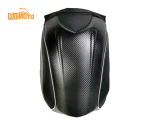48L Waterproof Motorcycle Backpack Expandable Hard Shell Motocross Carbon Fiber Computer Bag