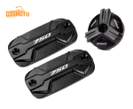Honda X-ADV 750 Brake Reservoir Cap and Engine Oil Cap