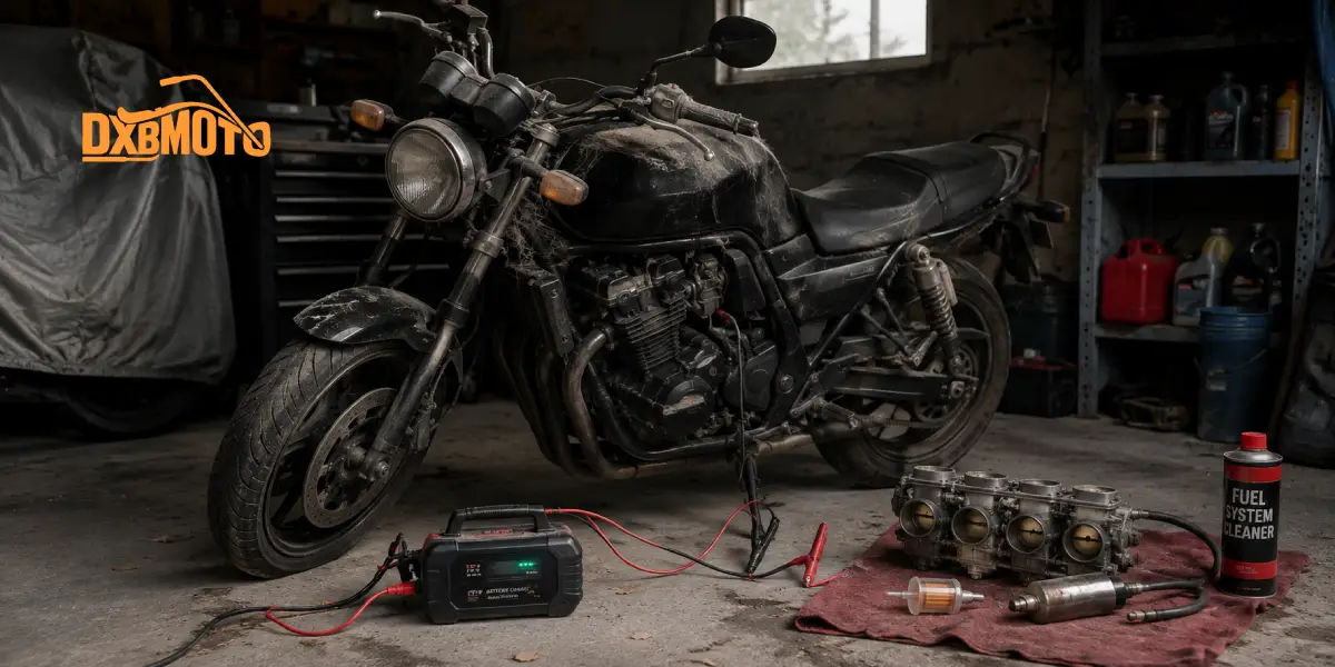 motorcycle that will not start after sitting