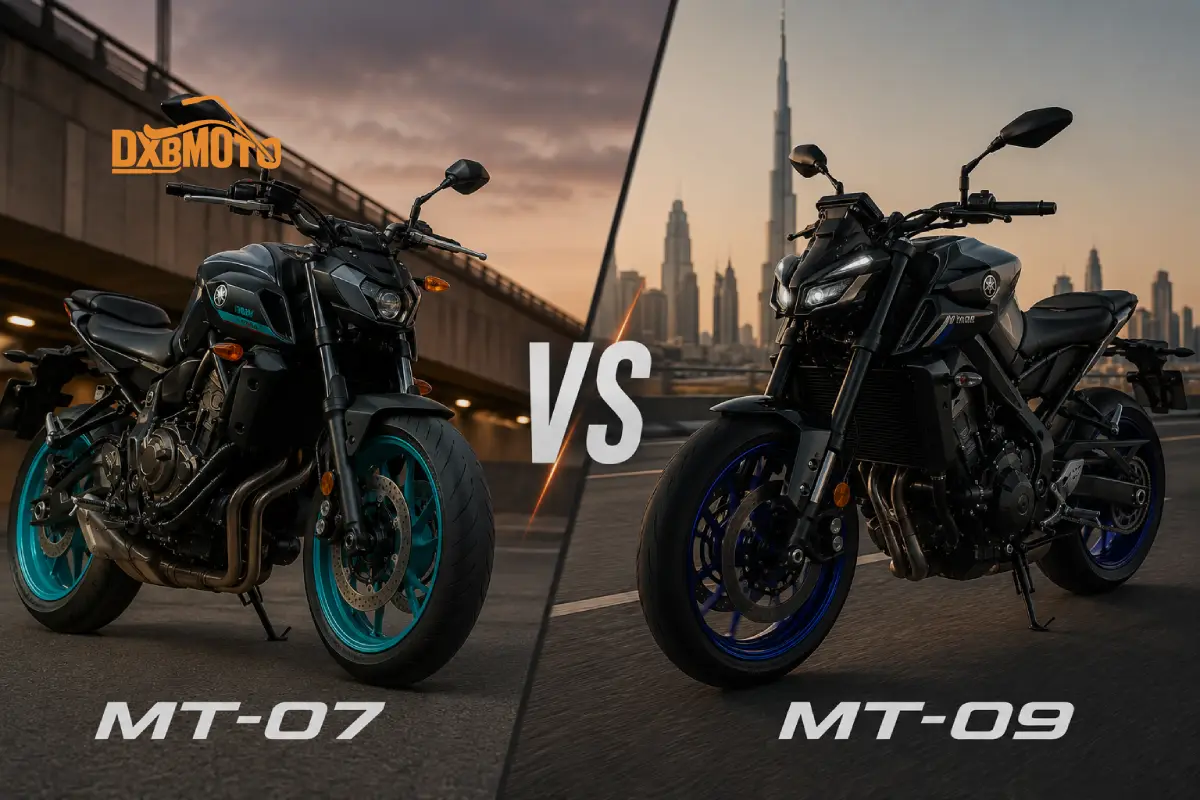 Yamaha MT-07 vs MT-09