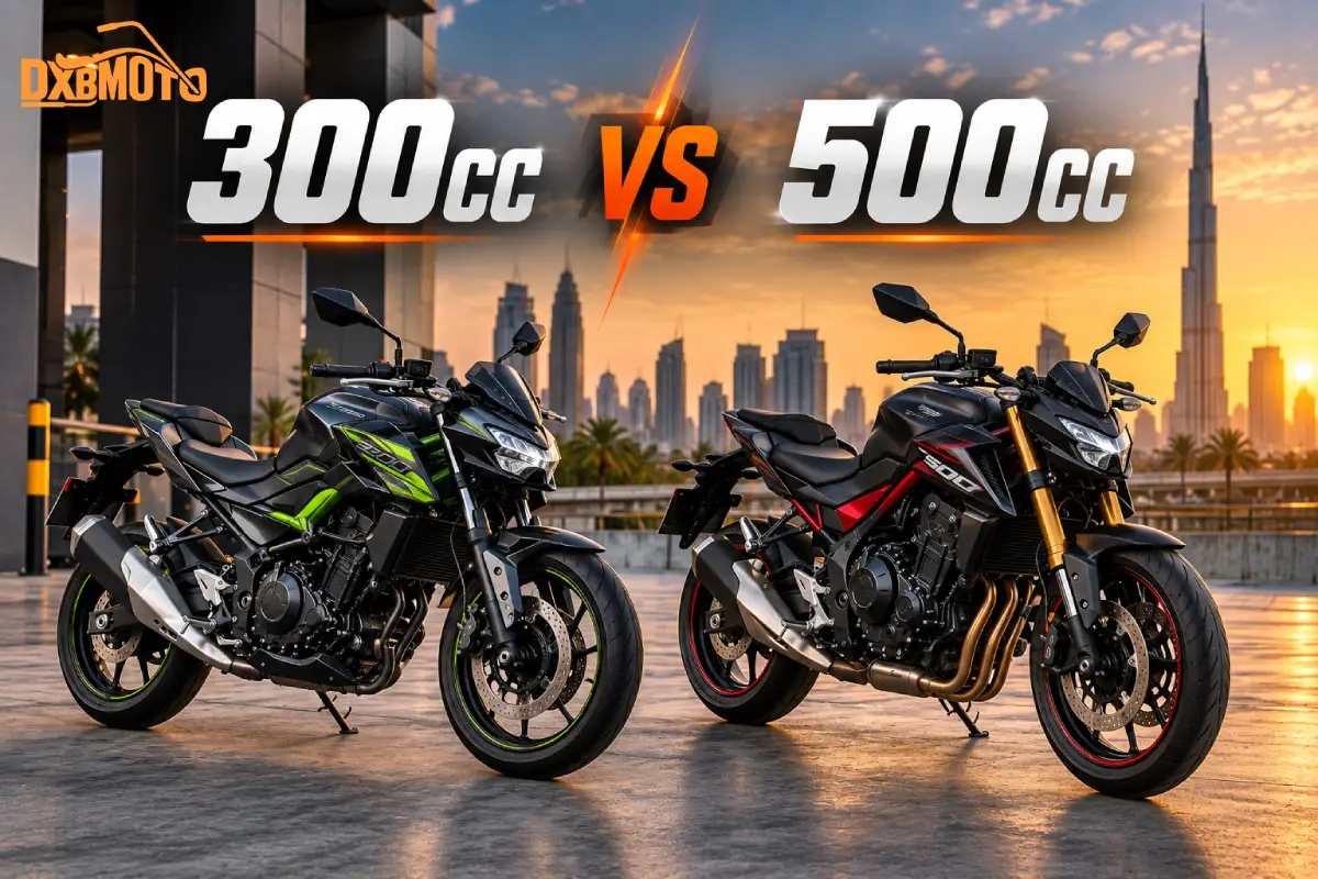300cc vs 500cc motorbike