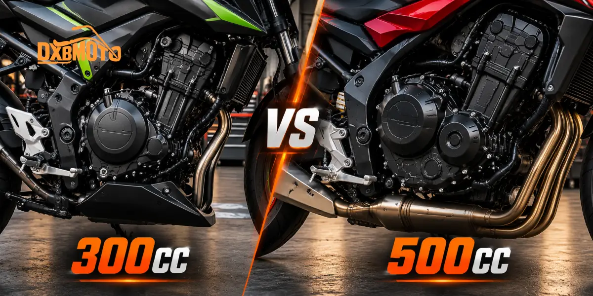 300cc vs 500cc motorcycle engine comparison