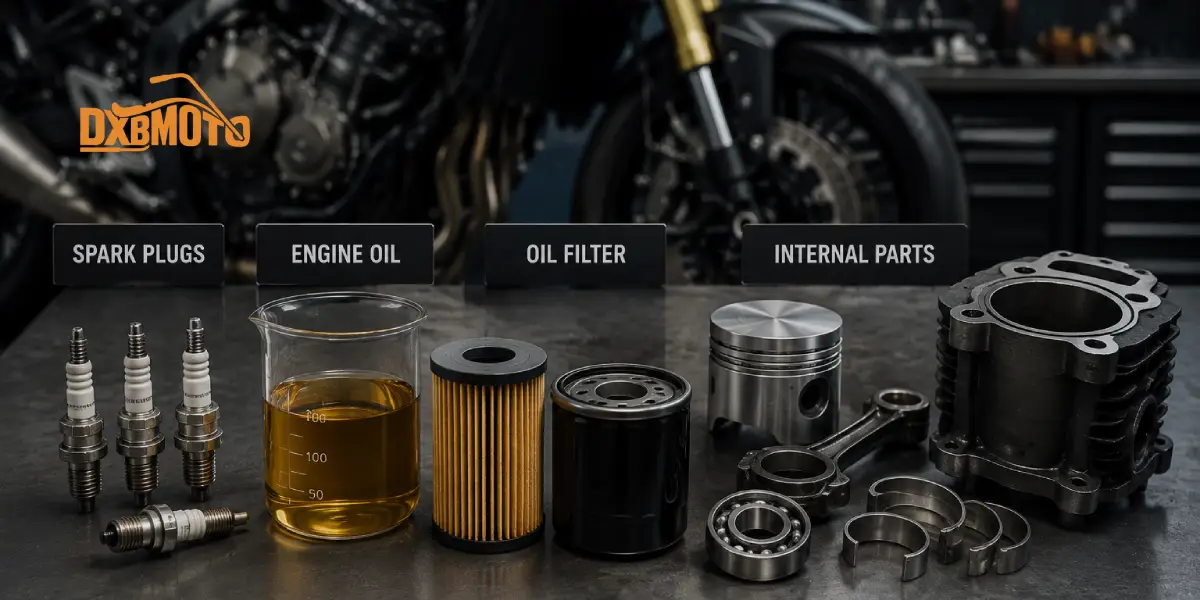 motorcycle engine repair parts and maintenance cost